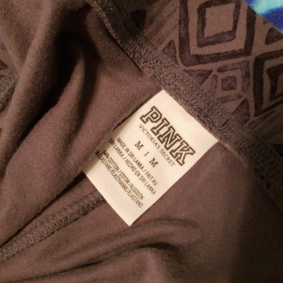 3/$20 PINK Gray Aztec Print Leggings - Picture 2 of 3